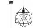 Lampa подвесной Sollux Ligthing Gaspere, 25cm, E27 1x60W, чёрный