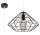 Lampa подвесной Sollux Ligthing Umberto, 33cm, E27 1x60W, чёрный