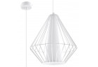 Lampa подвесной Sollux Ligthing Demi, 28cm, E27 1x60W, белый