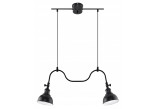 Lampa подвесной Sollux Ligthing Mare 1, 25cm, E27 1x60W, чёрный