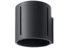 Бра Sollux Ligthing Inez, 10cm, круглый, GU10 1x40W, чёрный