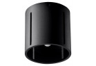 Plafon Sollux Ligthing Inez, 10cm, круглый, G9 1x40W, чёрный