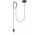 Lampa подвесной Sollux Ligthing Edison 1, E27 1x60W, чёрный