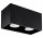 Plafon Sollux Ligthing Quad Maxi, 20cm, GU10 2x6W LED, чёрный