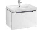 Шкафчик для раковины Villeroy & Boch Subway 2.0, 64x42cm, 1 ящик, белый глянец