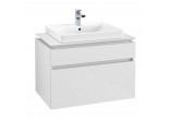 Шкафчик для раковины Villeroy & Boch Subway 2.0, 64x42cm, 1 ящик, белый глянец