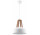 Lampa подвесной Sollux Ligthing Casco, 30cm, E27 1x60W, белый/naturalne дерево