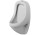 Писсуар Duravit Ben, подвесной, 37x35mm, перелив вертикальный или горизонтальный, подача сверху - белый