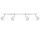 Plafon Sollux Ligthing Oculare 4L, 10x80cm, 4xGU10 LED 6W, белый
