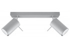 Plafon Sollux Ligthing Ring 2, 8x30cm, 2xGU10 LED 6W, серый