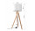 Lampa напольный Sollux Ligthing Legno 1, 35x80cm, 1xE27 60W, naturalne дерево, белый