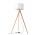 Lampa напольный Sollux Ligthing Legno 2, 70x140cm, 1xE27 60W, naturalne дерево, белый