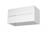 Бра Sollux Lighting Quad Maxi, 20x12cm, 2xG9 40W, белый