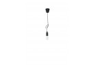 Lampa подвесной Sollux Ligthing Diego 1, 9cm, 1xE27 60W, чёрный