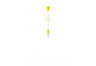 Lampa подвесной Sollux Ligthing Diego 1, 9cm, 1xE27 60W, жёлтый