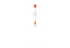 Lampa подвесной Sollux Ligthing Diego 1, 9cm, 1xE27 60W, pomarańczowy