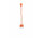 Lampa подвесной Sollux Ligthing Diego 3, 16cm, 3xE27 60W, pomarańczowy