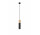 Lampa подвесной Sollux Ligthing Pablo, 8cm, GU10 1x40W, чёрный/naturalne дерево