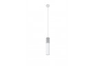 Lampa подвесной Sollux Ligthing Borgio 1, 8cm, GU10 1x40W, белый/beton