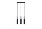 Lampa подвесной Sollux Ligthing Borgio 3, 6x40cm, GU10 3x40W, чёрный/beton