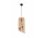 Lampa подвесной Sollux Ligthing Alexia, 21cm, E27 1x60W, чёрный/naturalne дерево