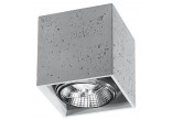 Plafon Sollux Ligthing Cullo, 14cm, beton, GU10 1x40W, серый