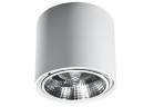 Plafon Sollux Ligthing Tiube, 12cm, круглый, GU10 1x40W, белый