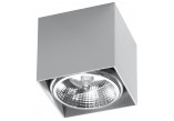 Plafon Sollux Ligthing Blake, 12cm, квадратный, GU10 1x40W, белый