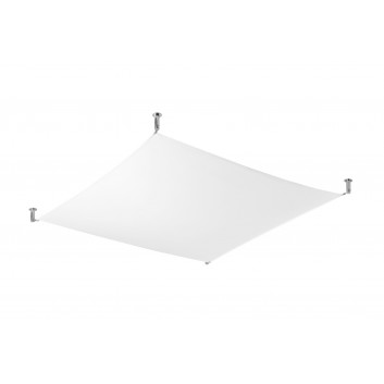 Plafon Sollux Ligthing Luna, 80x105cm, G13 2x18 W, белый/хром