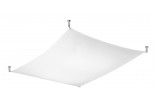 Plafon Sollux Ligthing Luna 2, 105x105cm, G13 4x18 W, белый/хром