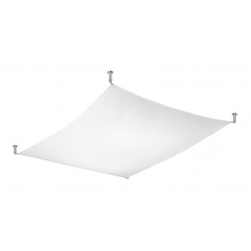 Plafon Sollux Ligthing Luna 2, 105x105cm, G13 4x18 W, белый/хром