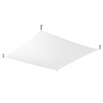 Plafon Sollux Ligthing Luna 3, 130x105cm, G13 6x18 W, белый/хром