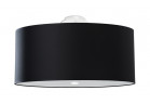 Plafon Sollux Ligthing Otto 60, круглый, 60x60cm, E27 5x60W, чёрный/белый