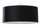 Plafon Sollux Ligthing Otto 70, круглый, 70x70cm, E27 6x60W, чёрный/белый