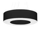 Żyrandol Sollux Ligthing Saturno 70, круглый, 70x70cm, E27 6x60W, чёрный/белый
