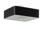 Plafon Sollux Ligthing Lokko 1, квадратный, 45x45cm, E27 5x60W, чёрный/белый