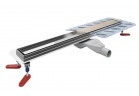 Линейный канал, pełny набор, Wiper New Premium Pure, 700mm, для панелей płytkami, панель / оформление poler