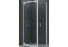 Двери для душа Novellini Rose Rosse B 84-90 cm двустворчатые для стенки или в нишу, profil хром, стекло прозрачное