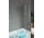 Шторки на ванну Iris Comby 2 80x150 cm, вариант правосторонний, profil хром, стекло бесцветное mocowany do ściany (2 elementy) + Fixe 75