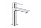 Смеситель для раковины Grohe Lineare однорычажный, с автоматической заглушкой - хром 