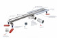 Линейный канал, pełny набор, Wiper New Premium, 1200mm, рисунок Ponente, панель / оформление poler