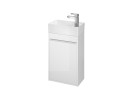 Set B102, шкафчик Cersanit Crea с раковиной Crea 40, подвесной, 1 двери, zmontowana, белая