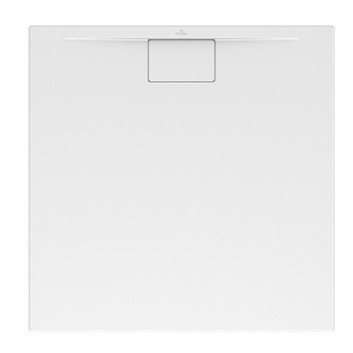 Поддон квадратный Villeroy & Boch Architectura MetalRim 100x100x1,5 cm z akrylu, белый Weiss Alpin - sanitbuy.pl