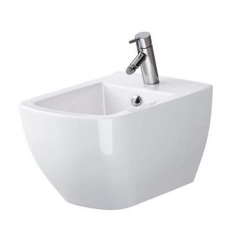 Bidet подвесной Cersanit City Square, 51x36,5cm, z переливом, белый