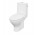 Kompakt WC 674 Cersanit Moduo CleanOn, bezkołnierzowa раковина, 64,5x35,6cm, сидение slim wrap с микролифтом, перелив горизонтальный, doprowadzenie wody od boku, белый
