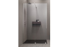 Двери раздвижные walk-in Radaway Furo, левые, с задней стенкой, 80x200cm, стекло бесцветное, profil хром