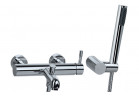 Смеситель для ванны Valvex Vegane, скрытая, излив 130mm, душевой набор, хром