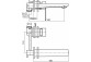 Смеситель для раковины Valvex Loft, напольный, высота 270mm, излив 165mm, без пробки, хром