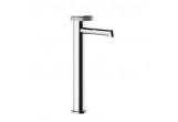 Смеситель для раковины Gessi Anello, напольный, высота 318mm, излив 128mm, без пробки, хром