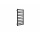 Полотенцесушитель Excellent Italic 95 945x500 - чёрный мат.